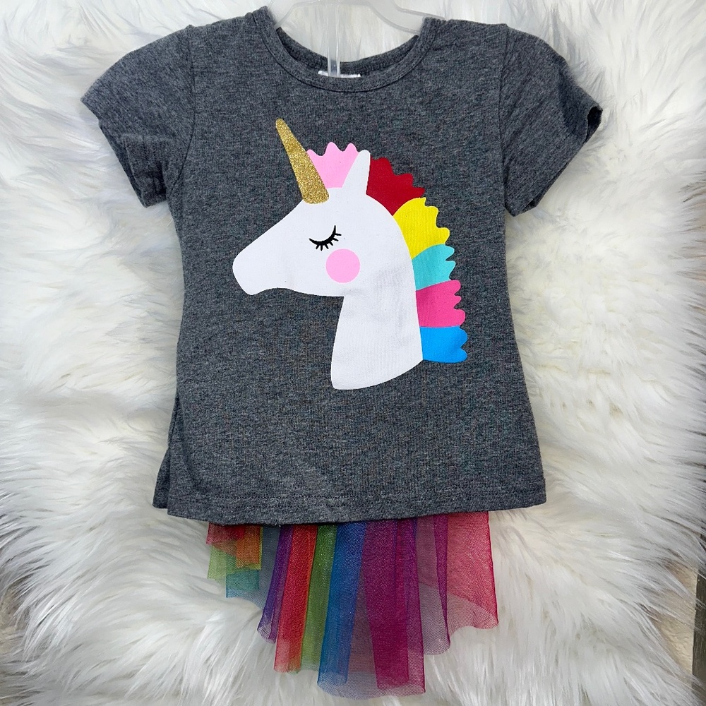 BMG Unicorn Tshirt w/ Rainbow Skirt